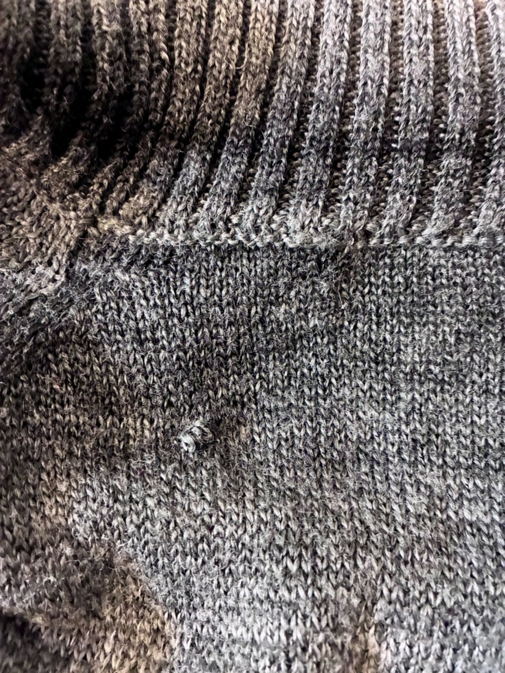 Sag Harbor Grey Ombre Cowl Neck Sweater - Picture 5 of 5